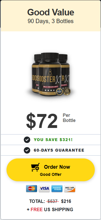 Booster XT Price 3 bottle